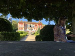 Lecture au Palais de la Fronteira Lisbonne